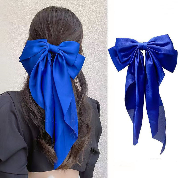 Big Bow Hairpin Red Headwear Women
