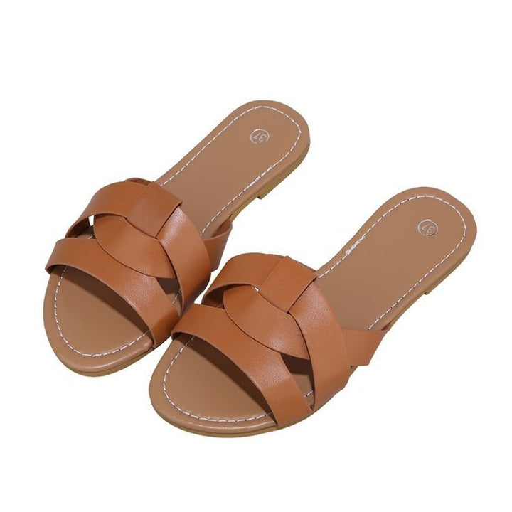 Women's flat sandals and slippers