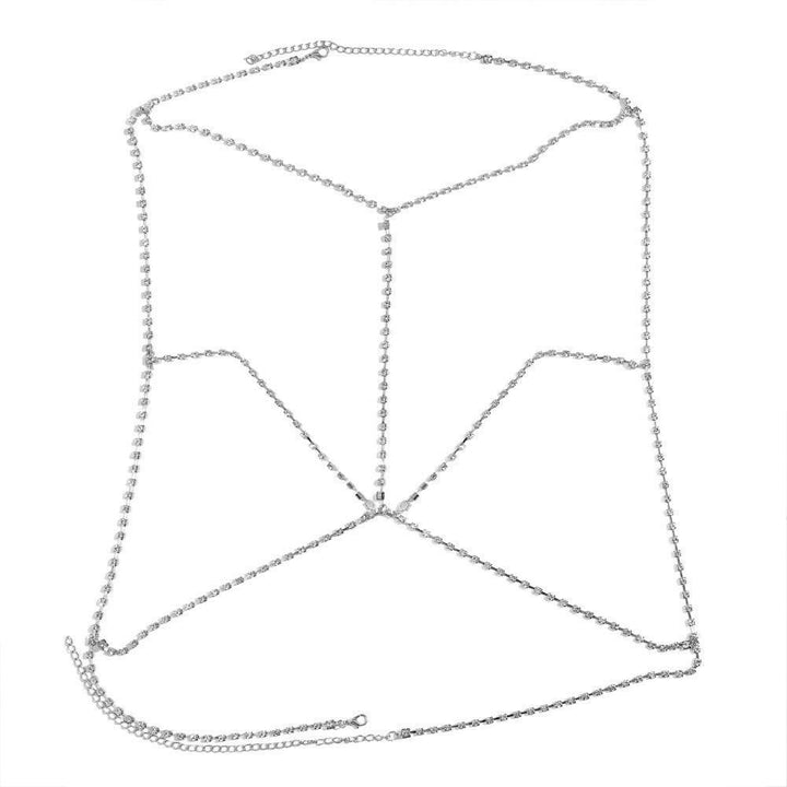 Women's Statement Body Rhinestone Chain Accessory