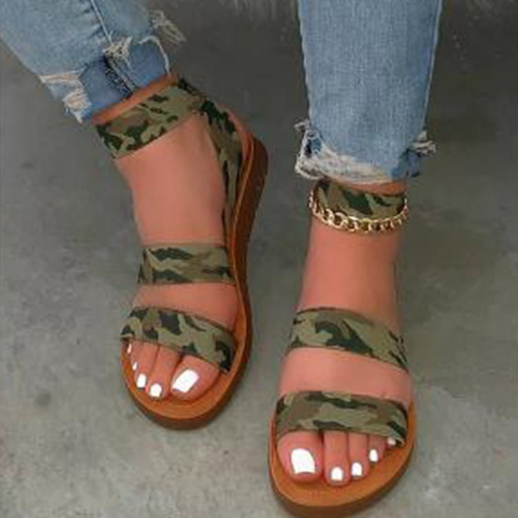 Casual Flat Women's European And American Sandals