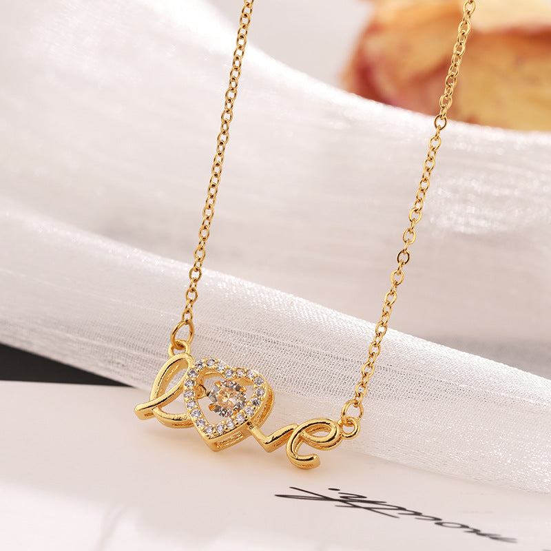 Easter Day Gift: New Titanium Steel Love Smart Necklace - Fashion Jewelry for Her