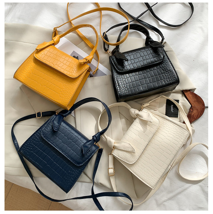 Small square bag retro armpit bag women's bag