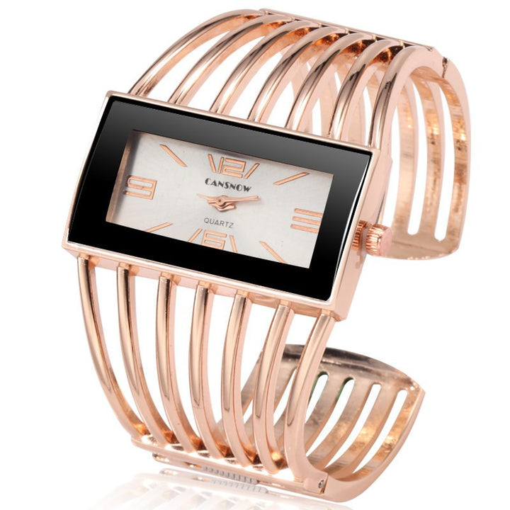Women's Watch Luxury Fashion Rose Gold Bangle Bracelet Watch