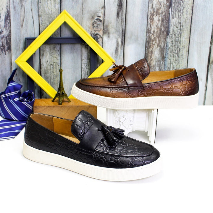 Men's Flat Casual Leather Shoes