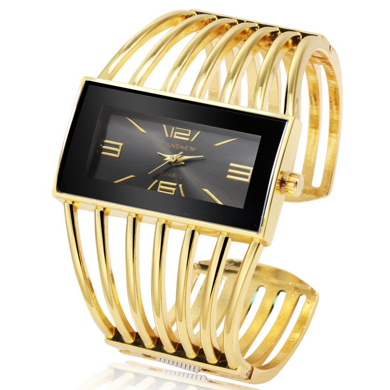 Women's Watch Luxury Fashion Rose Gold Bangle Bracelet Watch