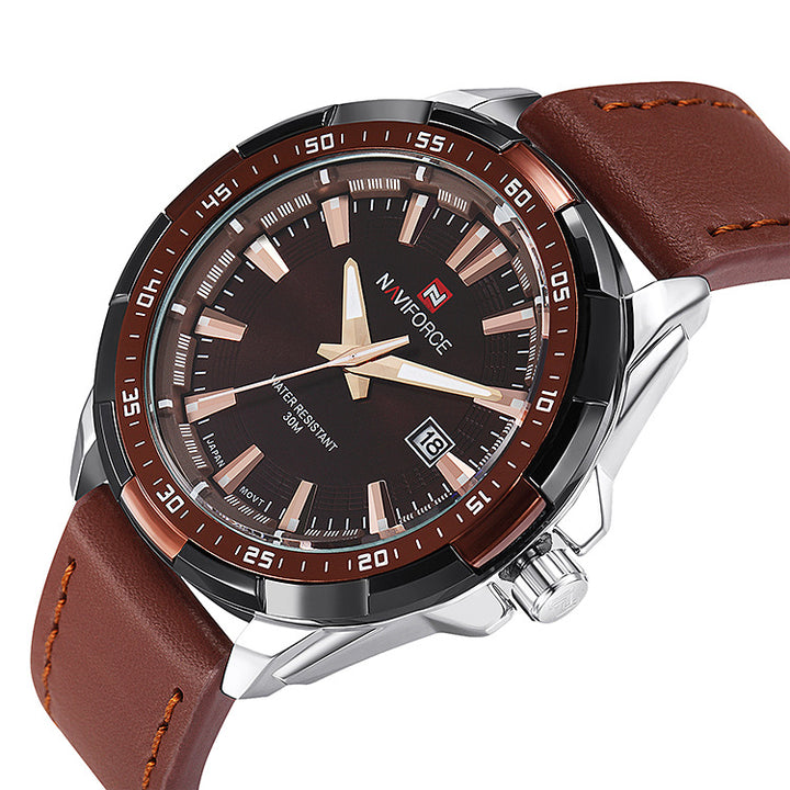 NAVIFORCE 9056: Elevate Your Style with Luxurxy - High-End Sports and Business Waterproof Watch for Men