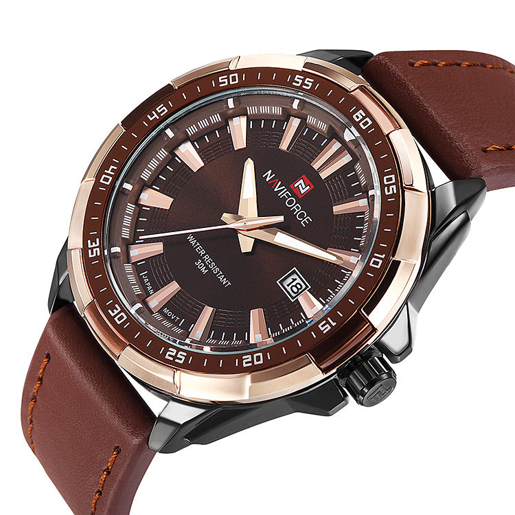 NAVIFORCE 9056: Elevate Your Style with Luxurxy - High-End Sports and Business Waterproof Watch for Men