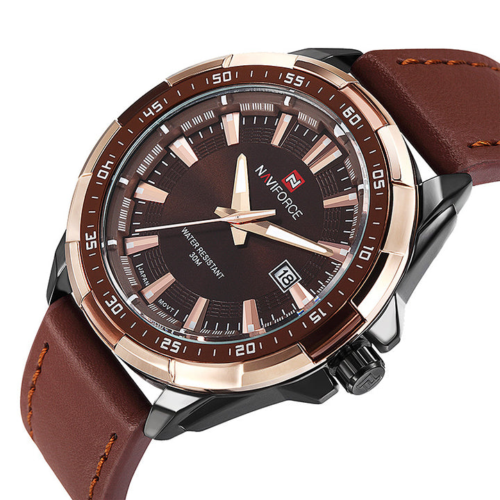 NAVIFORCE 9056: Elevate Your Style with Luxurxy - High-End Sports and Business Waterproof Watch for Men