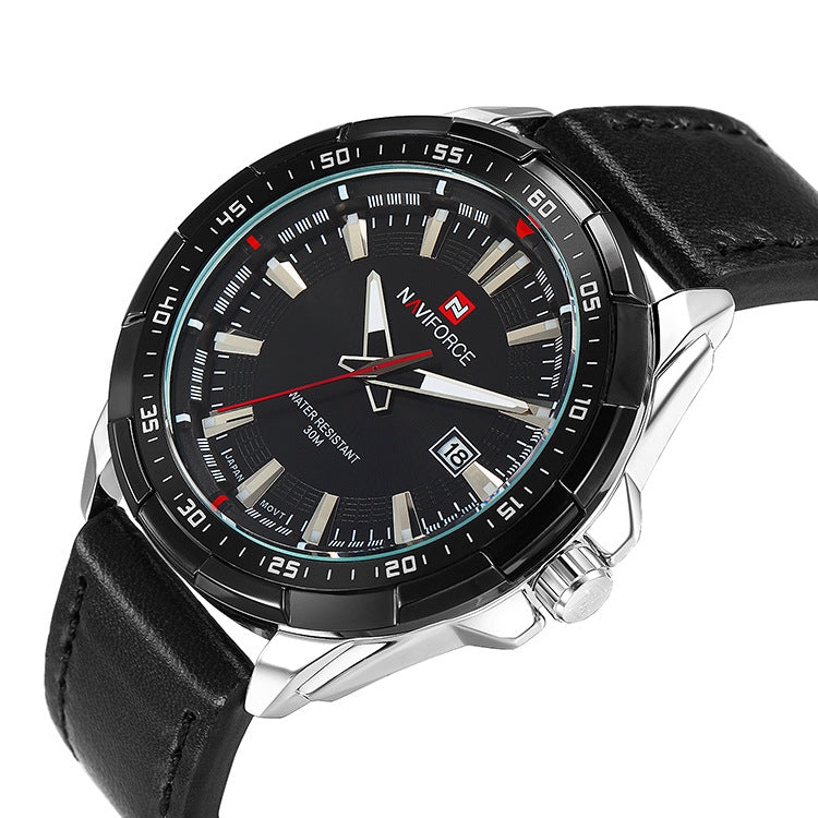 NAVIFORCE 9056: Elevate Your Style with Luxurxy - High-End Sports and Business Waterproof Watch for Men