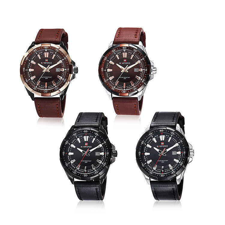 NAVIFORCE 9056: Elevate Your Style with Luxurxy - High-End Sports and Business Waterproof Watch for Men