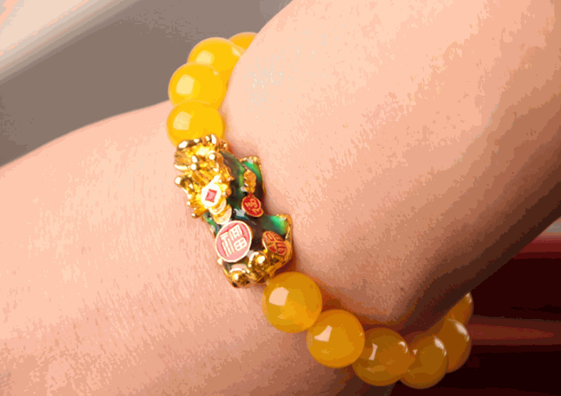 3D Gold Plated PiXiu Bracelet - Glow Goddess