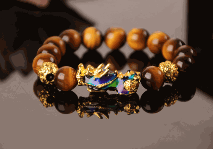 3D Gold Plated PiXiu Bracelet - Glow Goddess
