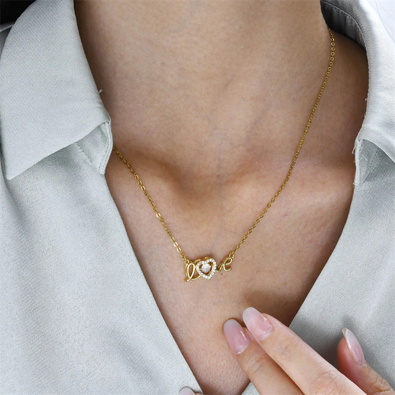Easter Day Gift: New Titanium Steel Love Smart Necklace - Fashion Jewelry for Her