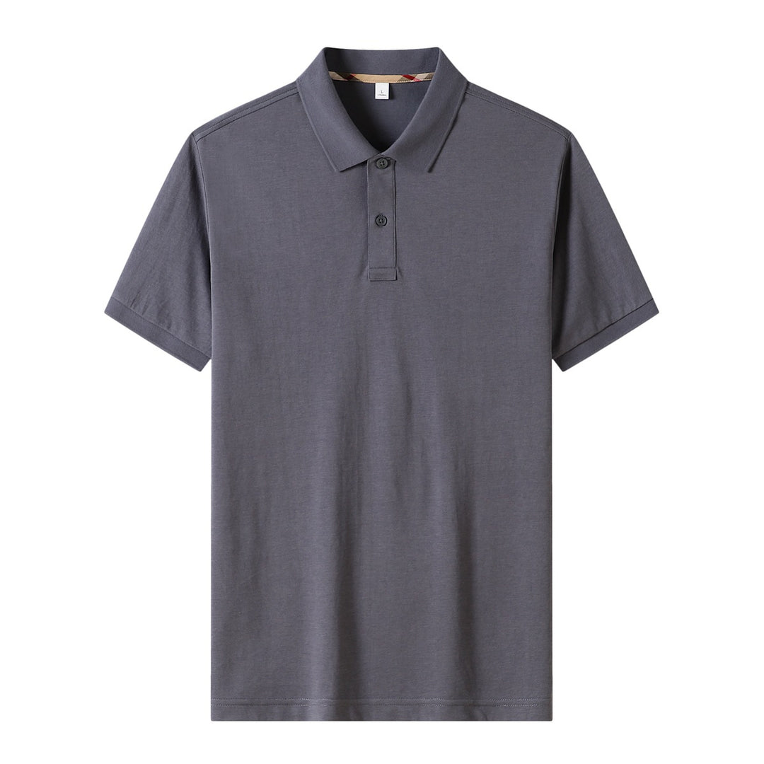 Tencel Lyocell Short-Sleeved Natural Silk T-shirt