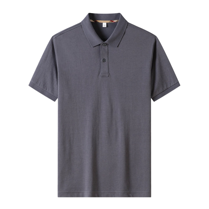 Tencel Lyocell Short-Sleeved Natural Silk T-shirt