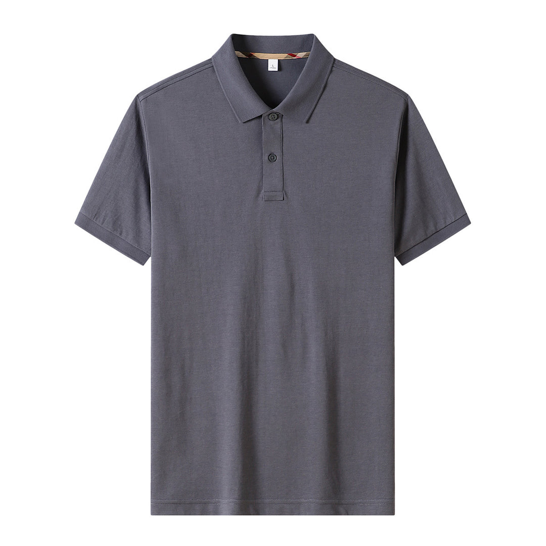 Tencel Lyocell Short-Sleeved Natural Silk T-shirt