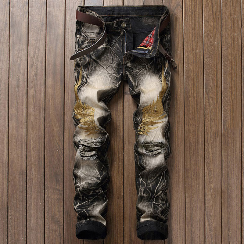 Embroidered Jeans