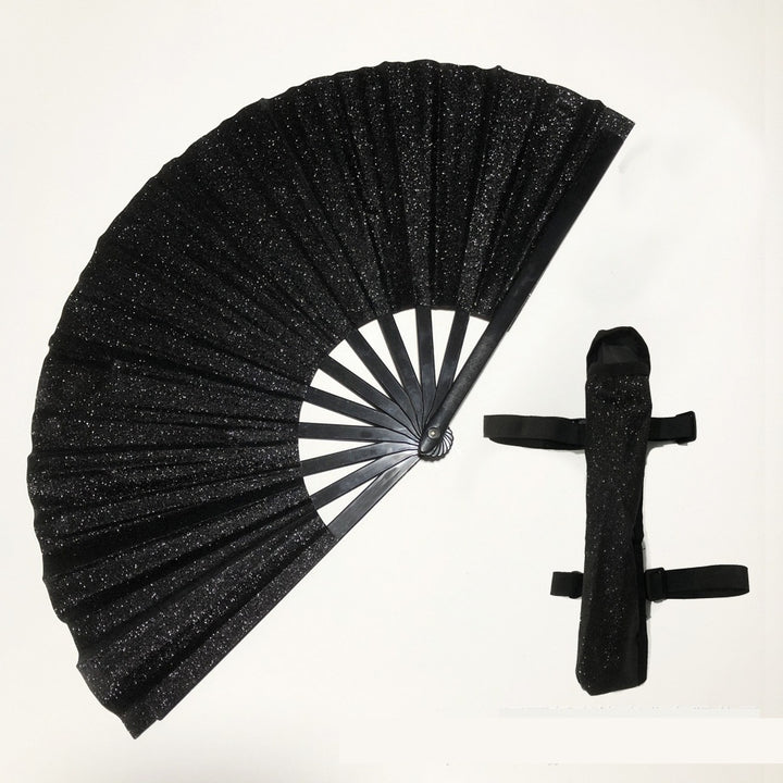 33cm Glitter Fan With Fan Bag