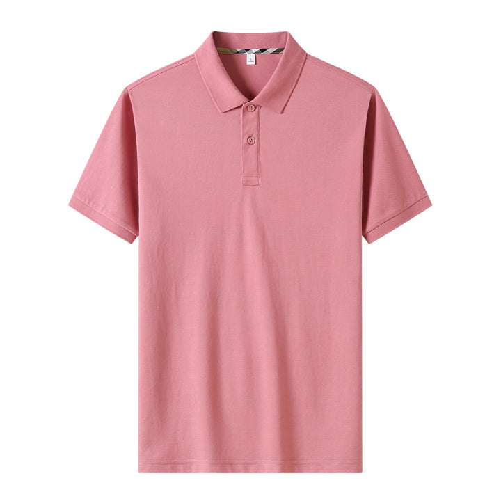 Tencel Lyocell Short-Sleeved Natural Silk T-shirt