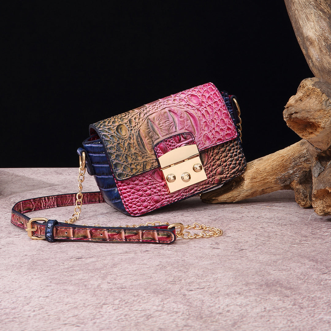 Crossbody One Shoulder Retro Women's Bag Multi-Color