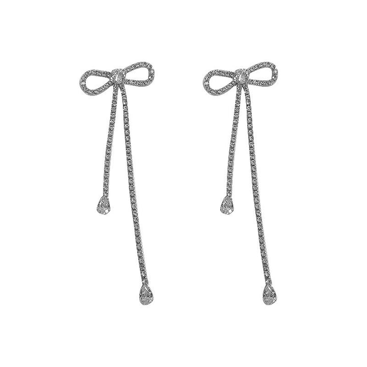 Elegant Bow-Tie Stud Earrings