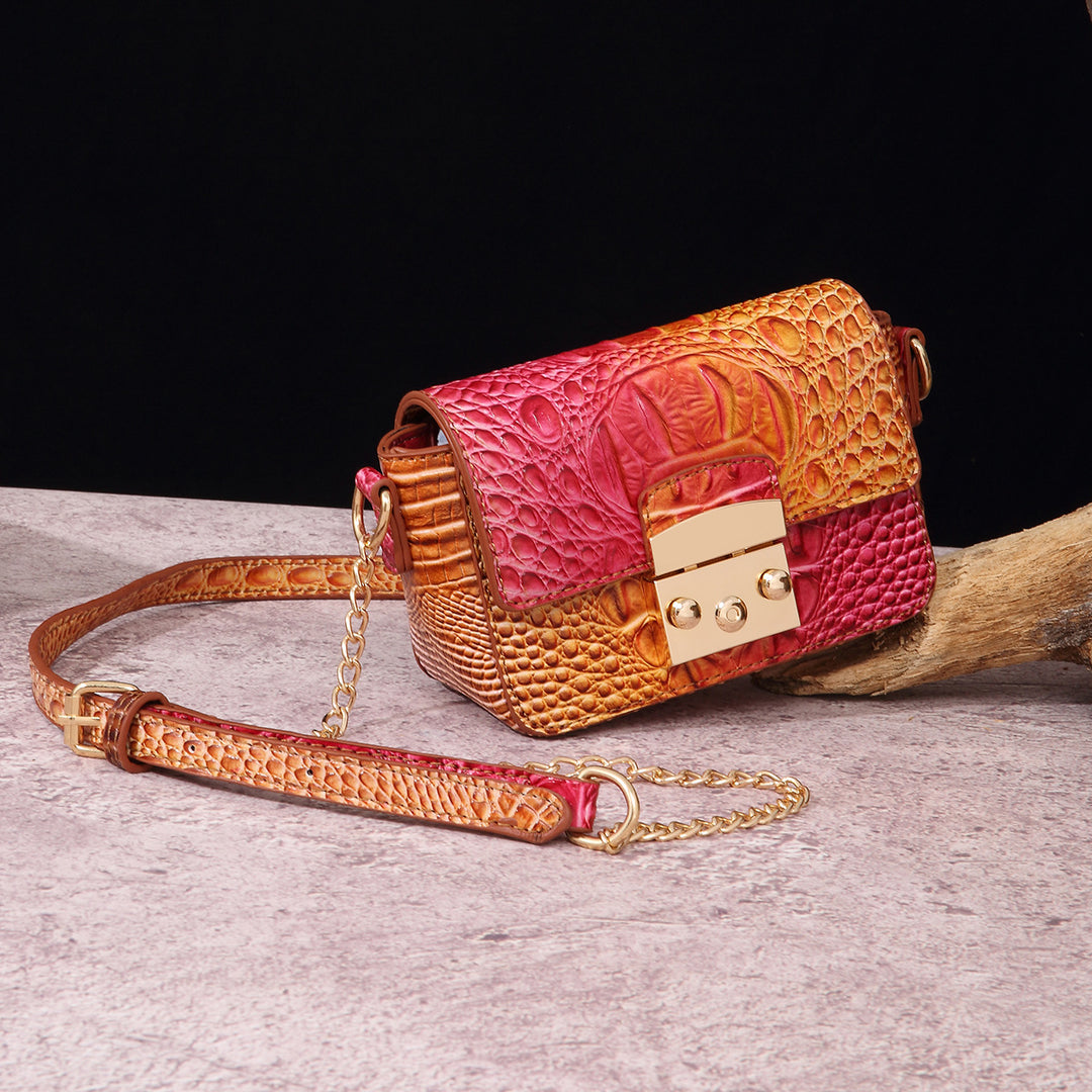 Crossbody One Shoulder Retro Women's Bag Multi-Color