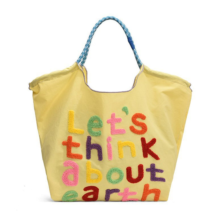 Seaside Vacation Beach Large Capacity Totes