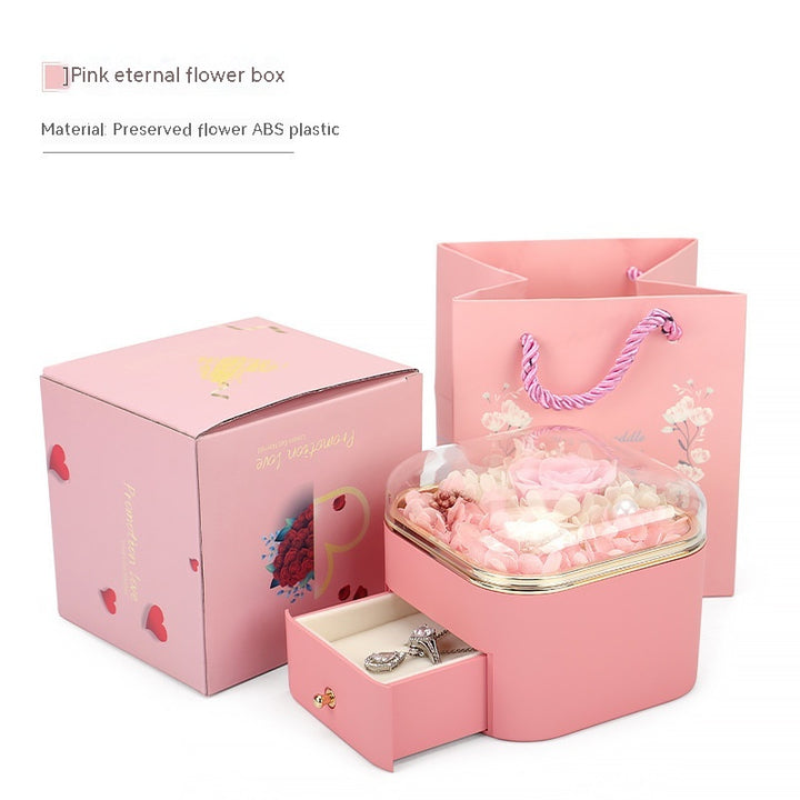 Rose Jewelry Storage Packaging Box
