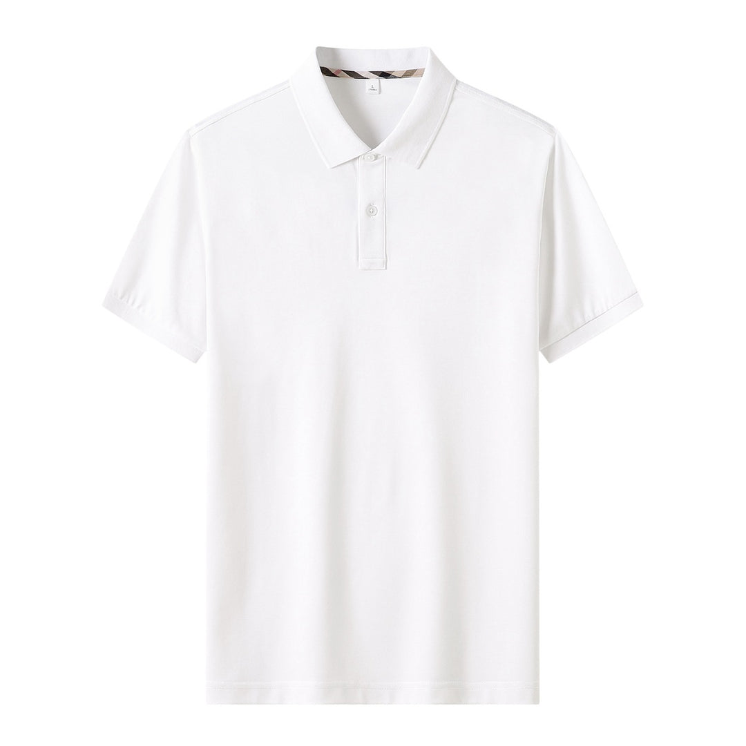 Tencel Lyocell Short-Sleeved Natural Silk T-shirt