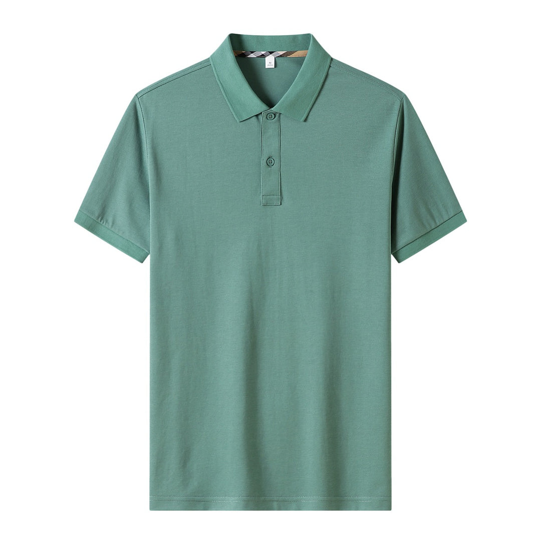 Tencel Lyocell Short-Sleeved Natural Silk T-shirt