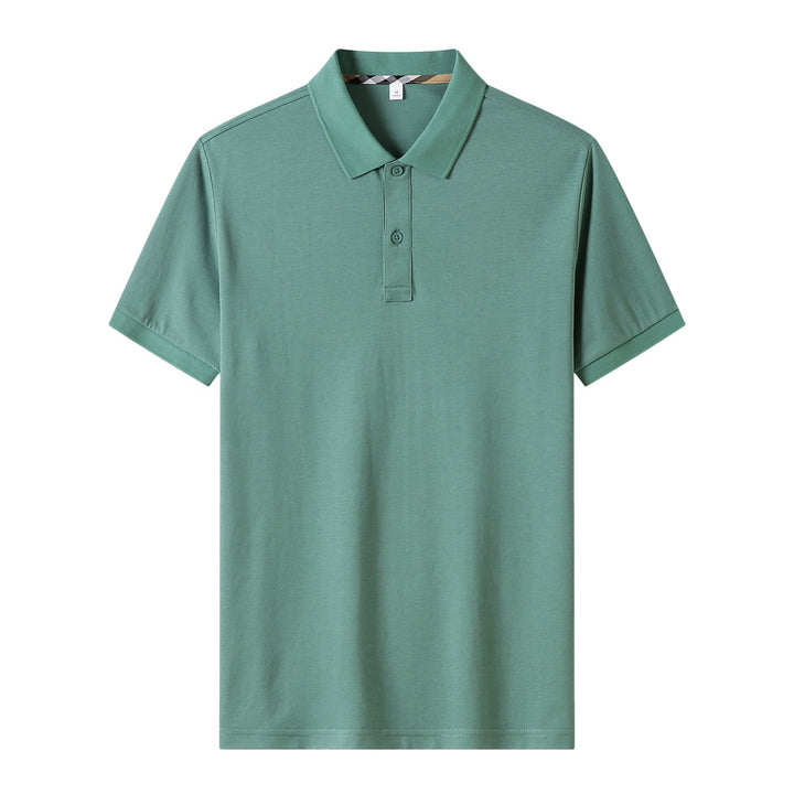 Tencel Lyocell Short-Sleeved Natural Silk T-shirt