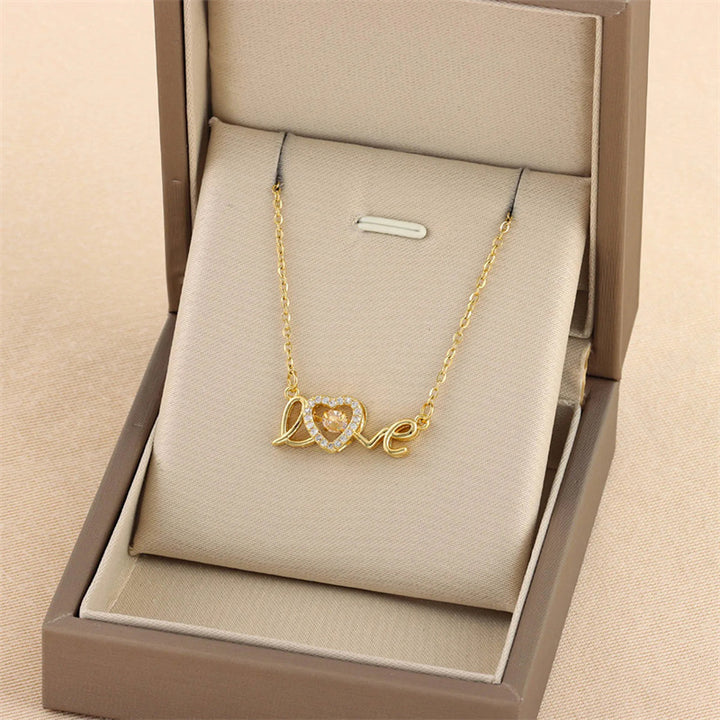 Easter Day Gift: New Titanium Steel Love Smart Necklace - Fashion Jewelry for Her
