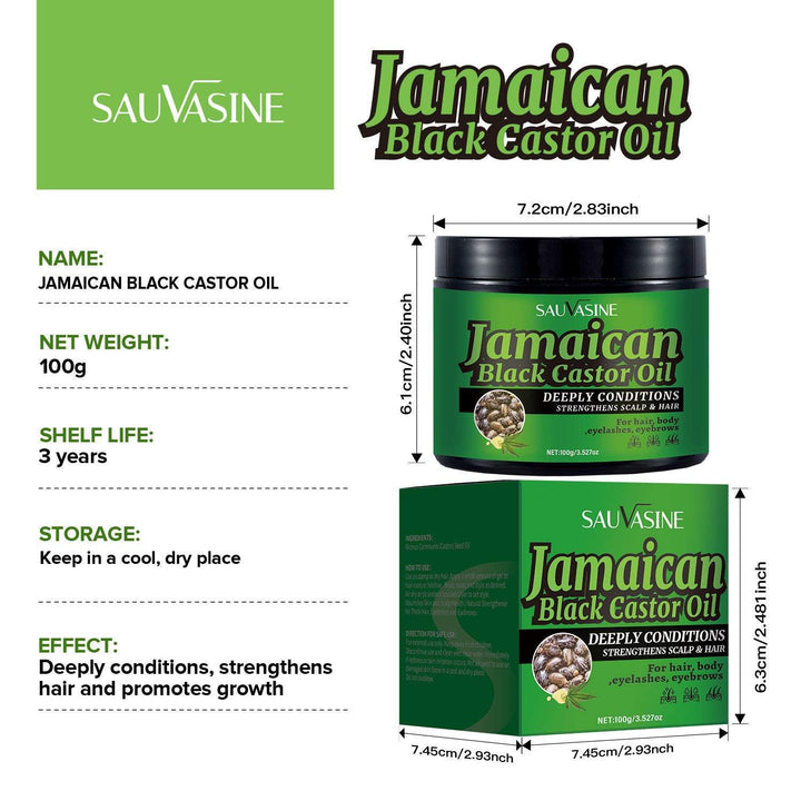 Black Castor Oil Solid Care - Glow Goddess