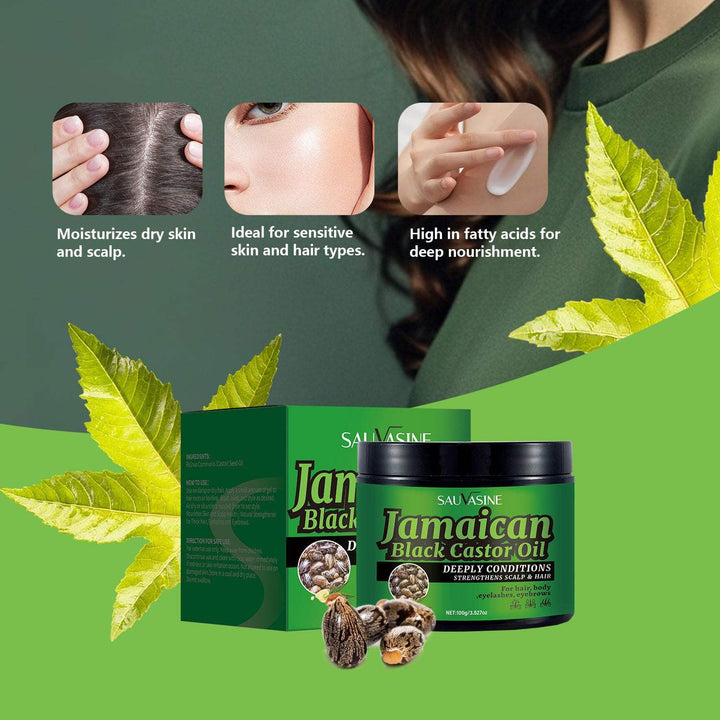 Black Castor Oil Solid Care - Glow Goddess