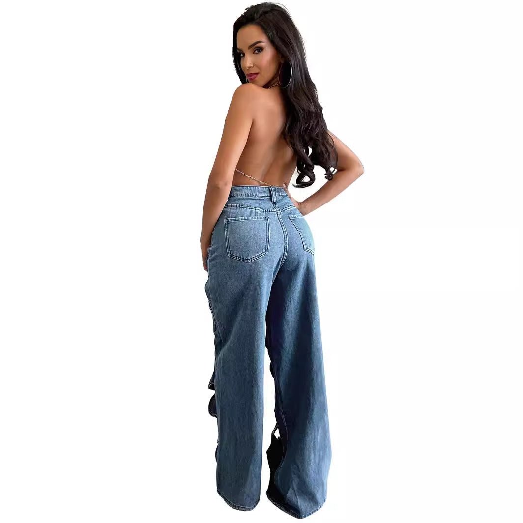 Casual Love Twist Jeans For Women - Glow Goddess