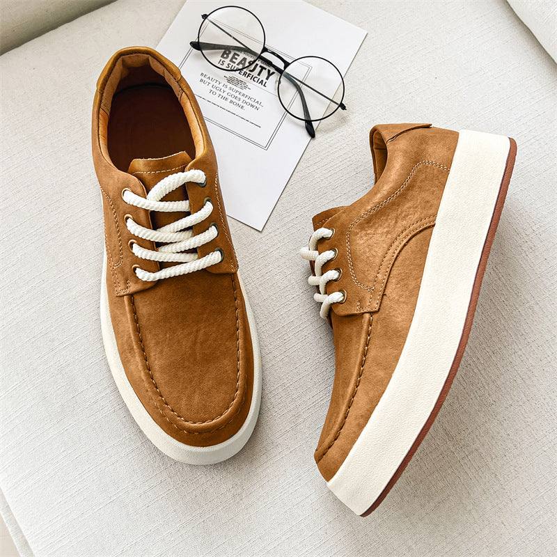Casual Men's Lace - up Platform Casual Shoes - Glow Goddess