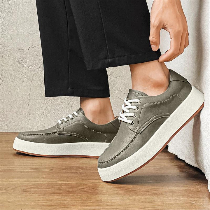Casual Men's Lace - up Platform Casual Shoes - Glow Goddess