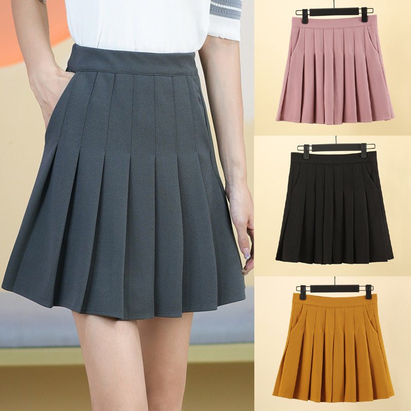 Casual Women's Clothing Slimming High Elastic Waist Anti - exposure Short Culottes - Glow Goddess