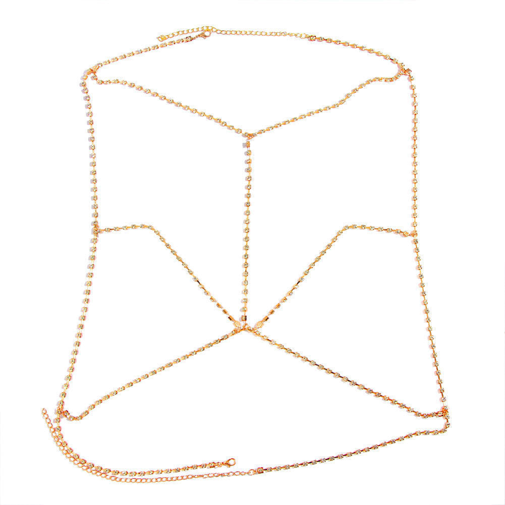 Women's Statement Body Rhinestone Chain Accessory