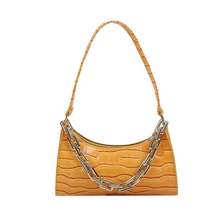 Chained One - Shoulder Woman Bag With Armpit Baguette Bag - Glow Goddess