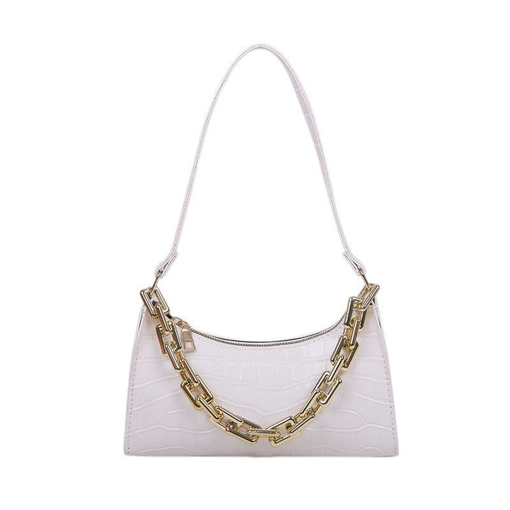 Chained One - Shoulder Woman Bag With Armpit Baguette Bag - Glow Goddess