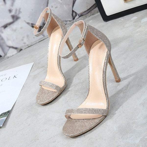 Chic High heel sandals women stiletto heels - Glow Goddess