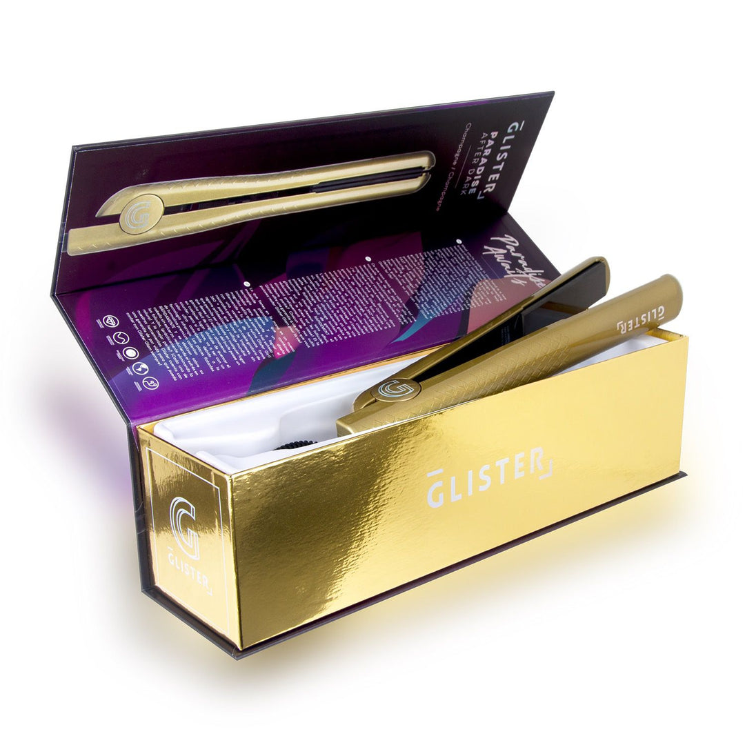 Paradise After Dark Flat Iron – Champagne + Bonus Selfie Ring