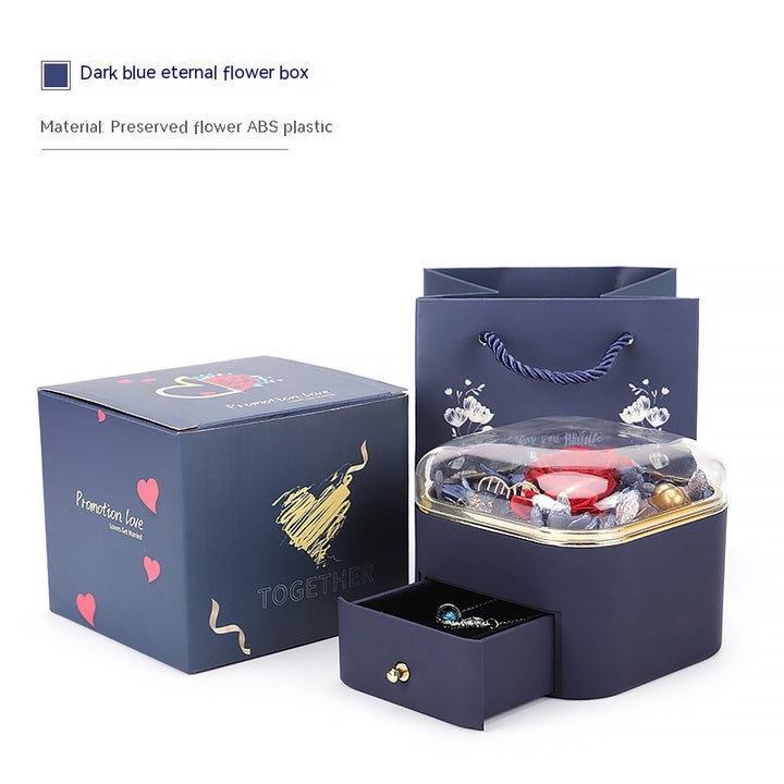Rose Jewelry Storage Packaging Box