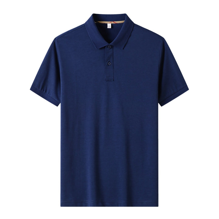 Tencel Lyocell Short-Sleeved Natural Silk T-shirt