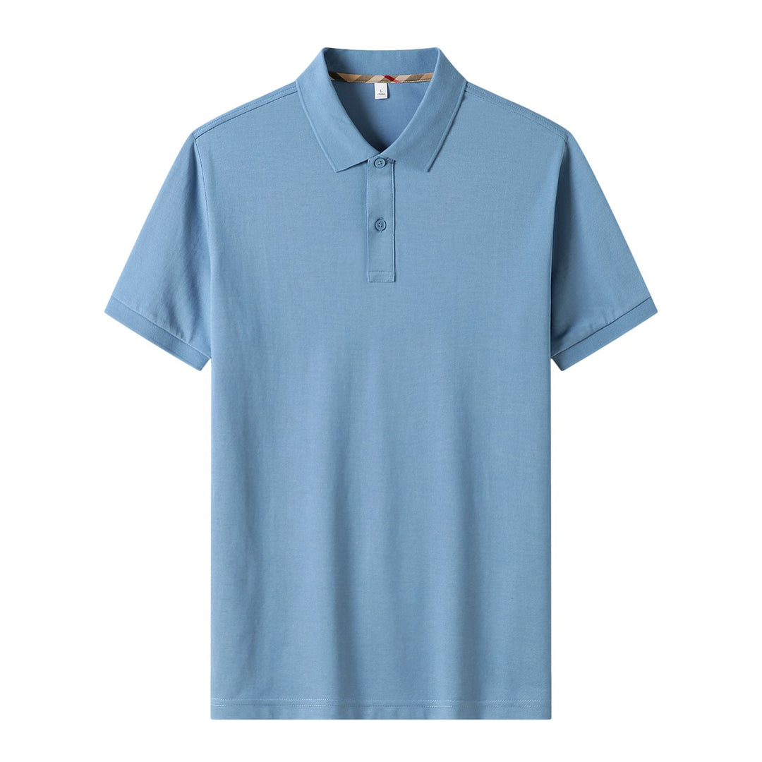 Tencel Lyocell Short-Sleeved Natural Silk T-shirt