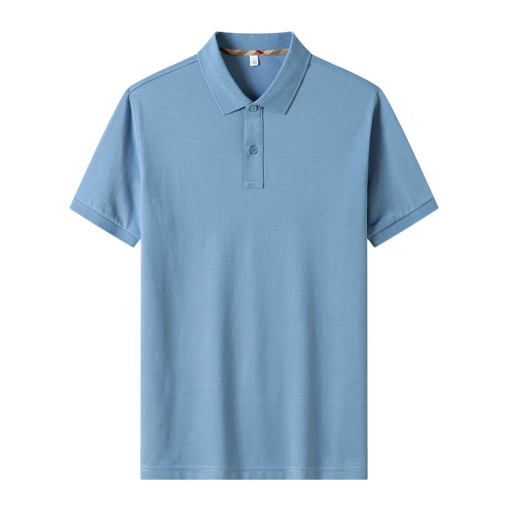 Tencel Lyocell Short-Sleeved Natural Silk T-shirt