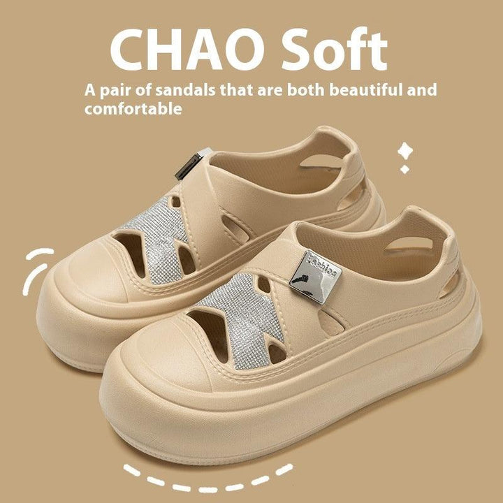 Fashion Platform Coros Shoes Women's Summer - Glow Goddess