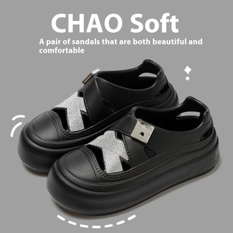 Fashion Platform Coros Shoes Women's Summer - Glow Goddess