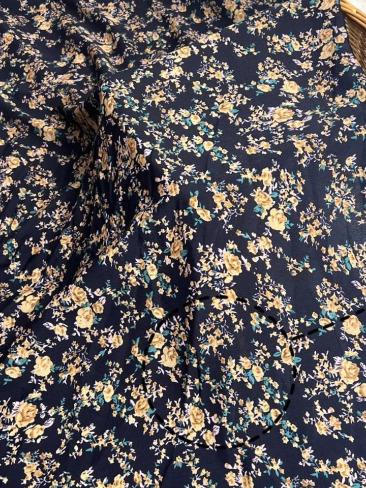Plus Size Off-Shoulder Floral Dress with smocked neckline, side slit, and flowing midi silhouette in soft floral print